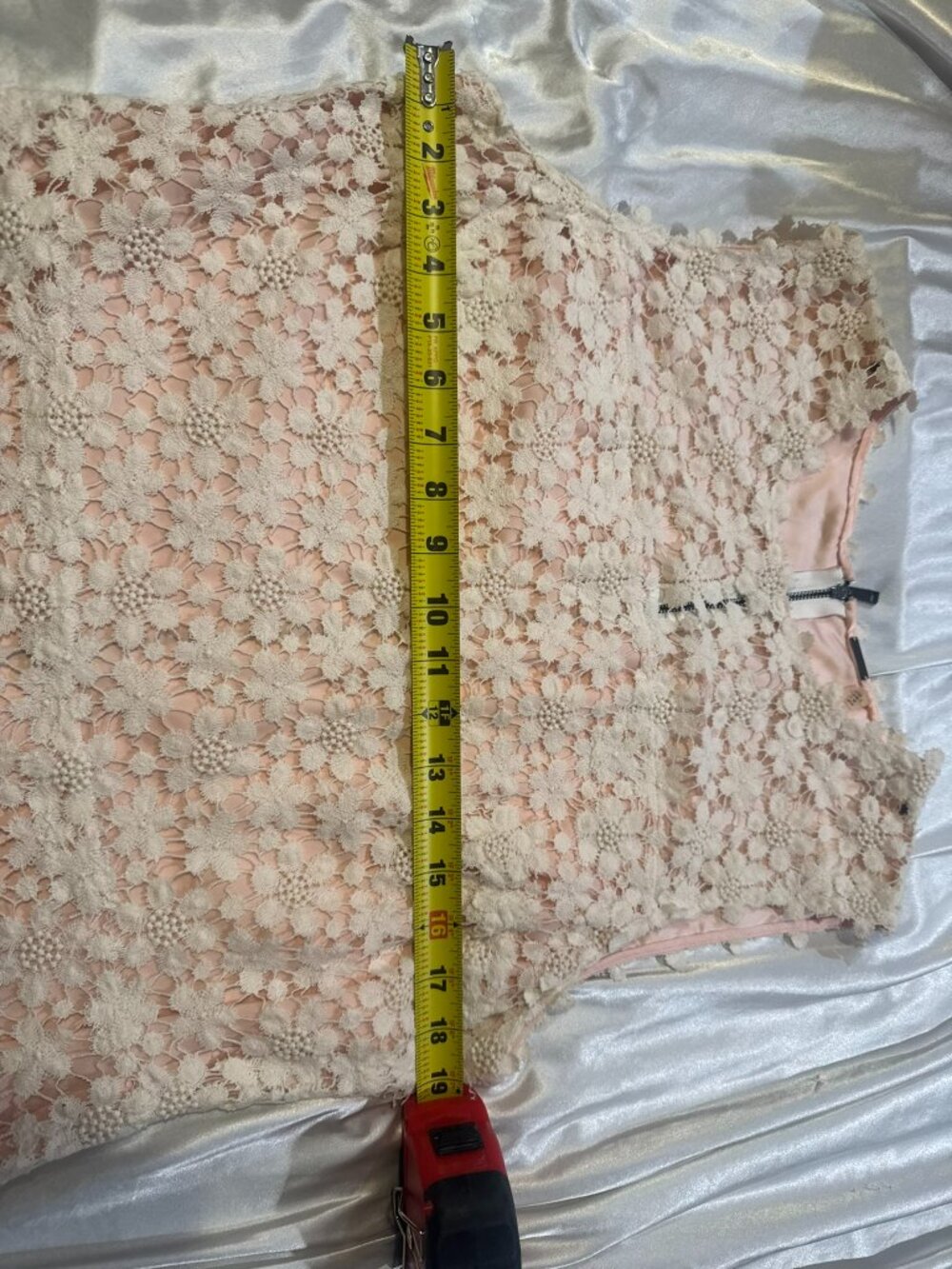 Elie Tahari sleeveless dress soft blush pink Size 14 - Picture 9 of 11
